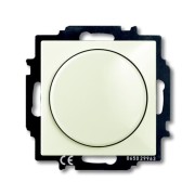2CKA006515A0847 Механизм светорегулятора Busch-Dimmer с центральной платой (накладкой), 60-400 Вт, серия Basic 55, цвет chalet-white