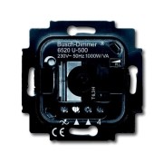 2CKA006520A0227 Механизм светорегулятора Busch-Dimmer для ламп накаливания и НВ галогенных ламп с индуктивным трансформатором, поворотный, 200-700 Вт, для скрытой установки
