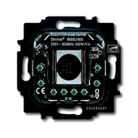 2CKA006590A0171 Механизм светорегулятора Busch-Dimmer для ламп накаливания и НВ галогенных ламп с электронным или индуктивным трансформатором, клавишный, 60-420 Вт/ВА,для скрытой установки