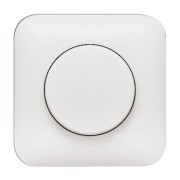 2CKA006599A0229 Плата центральная (накладка) с ручкой и лампой для поворотного светорегулятора, серия Reflex SI, цве альпийский белый