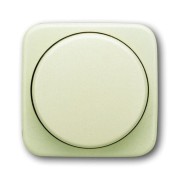 2CKA006599A1334 Плата центральная (накладка) с ручкой и лампой для поворотного светорегулятора, серия Busch-Duro 200 SI, цвет слоновая кость