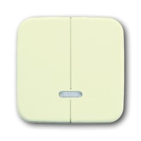 2CKA006599A2888 Клавиша для 2-канального светорегулятора 6565 U, серия Busch-Duro 2000 SI, цвет слоновая кость