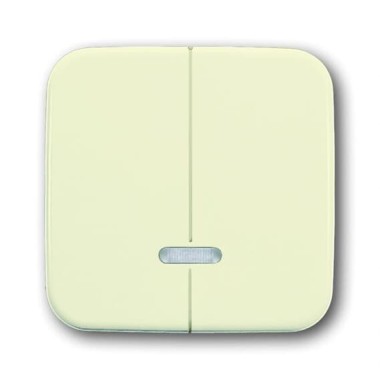 2CKA006599A2888 Клавиша для 2-канального светорегулятора 6565 U, серия Busch-Duro 2000 SI, цвет слоновая кость