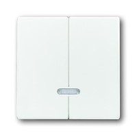 2CKA006599A2908 Клавиша для 2-канального светорегулятора 6565 U, серия Future/Axcent/Carat/Династия, цвет альпийский белый
