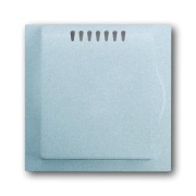 2CKA006599A2919 Плата центральная (накладка) для усилителя мощности светорегулятора 6594 U, KNX-ТР 6134/10 и цоколя 6930/01, серия impuls, цвет серебристый металлик