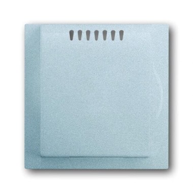 2CKA006599A2919 Плата центральная (накладка) для усилителя мощности светорегулятора 6594 U, KNX-ТР 6134/10 и цоколя 6930/01, серия impuls, цвет серебристый металлик