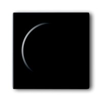 2CKA006599A2950 Плата центральная (накладка) с ручкой и лампой для поворотного светорегулятора, серия Future/Axcent/Carat/Династия, цвет антрацит