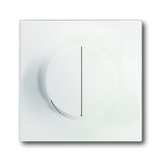 2CKA006599A2973 Клавиша для 2-канального светорегулятора 6565 U,, серия impuls, цвет белый бархат