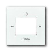 2CKA008200A0053 Плата центральная (накладка) для механизма цифрового радио 8215 U, 8216 U, 8217 U, серия Future/Axcent/Carat/Династия , цвет альпийский белый