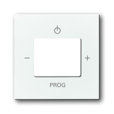 2CKA008200A0053 Плата центральная (накладка) для механизма цифрового радио 8215 U, 8216 U, 8217 U, серия Future/Axcent/Carat/Династия , цвет альпийский белый