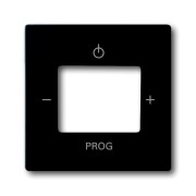 2CKA008200A0125 Плата центральная (накладка) для механизма цифрового радио 8215 U, 8216 U, 8217 U, серия Future/Axcent/Carat/Династия , цвет чёрный бархат