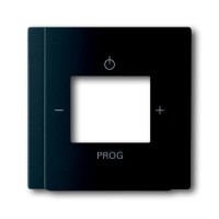 2CKA008200A0127 Плата центральная (накладка) для механизма цифрого радио 8215 U, 8216 U, 8217 U, серия impuls,цвет черный бархат