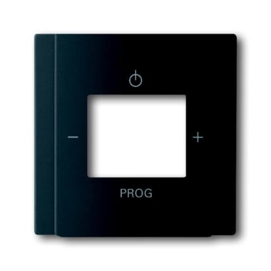 2CKA008200A0127 Плата центральная (накладка) для механизма цифрого радио 8215 U, 8216 U, 8217 U, серия impuls,цвет черный бархат