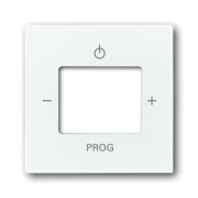 2CKA008200A0169 Плата центральная (накладка) для механизма цифрого радио 8215 U, 8216 U, 8217 U, серия Basic 55, цвет альпийский белый