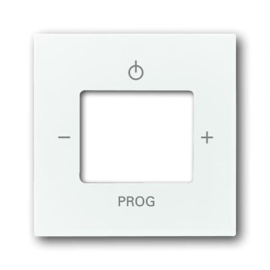 2CKA008200A0169 Плата центральная (накладка) для механизма цифрого радио 8215 U, 8216 U, 8217 U, серия Basic 55, цвет альпийский белый