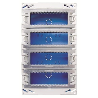 2CLA109410T1001 Бокс поста централизации скрытого монтажа на 24 модуля (4 ряда)