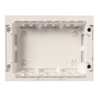 2CLA119300T1001 Бокс для рабочего места открытого монтажа на 3 двойных адаптера (3 вертикальных ряда, 12 модулей)