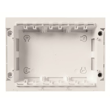 2CLA119300T1001 Бокс для рабочего места открытого монтажа на 3 двойных адаптера (3 вертикальных ряда, 12 модулей) 2CLA119300T1001 Бокс для рабочего места открытого монтажа на 3 двойных адаптера (3 вертикальных ряда, 12 модулей)