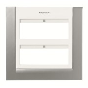 2CLA127200T1201 Панель лицевая для бокса поста централизации открытого/скрытого монтажа на 12 модулей (2 ряда)