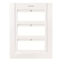 2CLA127300T1101 Панель лицевая для бокса поста централизации открытого/скрытого монтажа на 18 модулей (2 ряда), цвет белый/белый