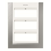 2CLA127300T1201 Панель лицевая для бокса поста централизации открытого/скрытого монтажа на 18 модулей (3 ряда)