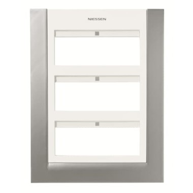 2CLA127300T1201 Панель лицевая для бокса поста централизации открытого/скрытого монтажа на 18 модулей (3 ряда)