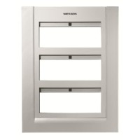 2CLA127300T1301 Панель лицевая для бокса поста централизации открытого/скрытого монтажа на 18 модулей (2 ряда), цвет серебристый