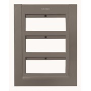 2CLA127300T1801 Панель лицевая для бокса поста централизации открытого/скрытого монтажа на 18 модулей (2 ряда), цвет антрацит