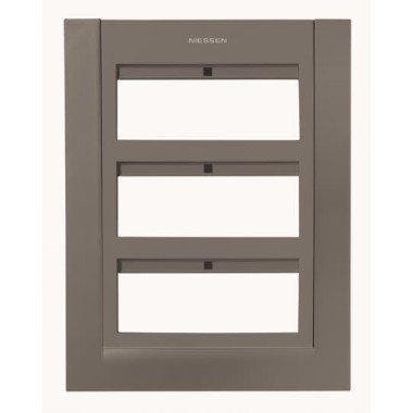 2CLA127300T1801 Панель лицевая для бокса поста централизации открытого/скрытого монтажа на 18 модулей (2 ряда), цвет антрацит