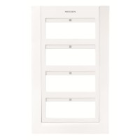 2CLA127400T1101 Панель лицевая для бокса поста централизации открытого/скрытого монтажа на 24 модуля (4 ряда), цвет белый/белый