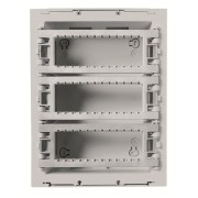 2CLA129300T1301 Бокс поста централизации открытого монтажа на 18 модулей (3 ряда), цвет серебристый