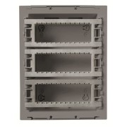 2CLA129300T1801 Бокс поста централизации открытого монтажа на 18 модулей (3 ряда), цвет антрацит