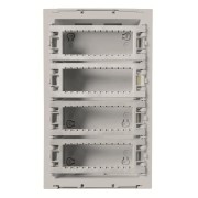 2CLA129400T1301 Бокс поста централизации открытого монтажа на 24 модуля (4 ряда), цвет серебристый