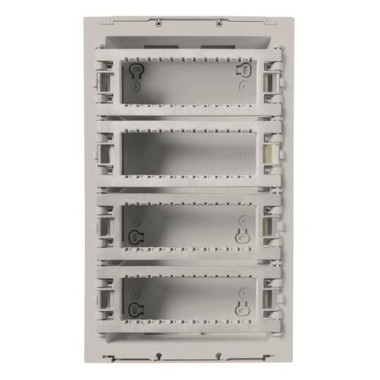 2CLA129400T1301 Бокс поста централизации открытого монтажа на 24 модуля (4 ряда), цвет серебристый