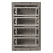 2CLA129400T1801 Бокс поста централизации открытого монтажа на 24 модуля (4 ряда), цвет антрацит