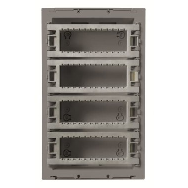2CLA129400T1801 Бокс поста централизации открытого монтажа на 24 модуля (4 ряда), цвет антрацит