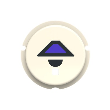 2CLA202610N1102 SBL-N2BL Кнопка освещение free@home, Zenit, белый