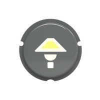 2CLA202610N1402 SBL-N2GR Кнопка освещение free@home, Zenit, серый