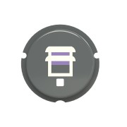 2CLA202620N1402 SBB-N2GR Кнопка жалюзи free@home, Zenit, серый