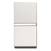2CLA210100N1101 Механизм 1-клавишного 1-полюсного выключателя с клавишей, 1-модульный, серия Zenit, цвет альпийский белый