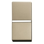 2CLA210100N1901 Механизм 1-клавишного 1-полюсного выключателя с клавишей, 1-модульный, серия Zenit, цвет шампань