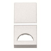 2CLA210190N1101 Клавиша 1-клавишного 1-модульного выключателя/переключателя/кнопки с окном для шильдика с символом, серия Zenit, цвет альпийский белый