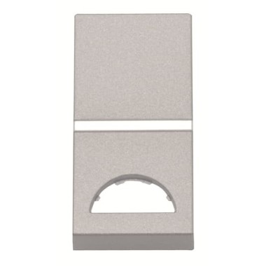 2CLA210190N1301 Клавиша 1-клавишного 1-модульного выключателя/переключателя/кнопки с окном для шильдика с символом, серия Zenit, цвет серебристый