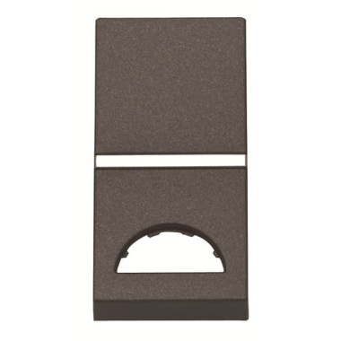 2CLA210190N1801 Клавиша 1-клавишного 1-модульного выключателя/переключателя/кнопки с окном для шильдика с символом, серия Zenit, цвет антрацит