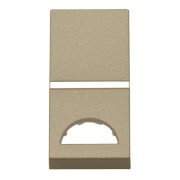 2CLA210190N1901 Клавиша 1-клавишного 1-модульного выключателя/переключателя/кнопки с окном для шильдика с символом, серия Zenit, цвет шампань