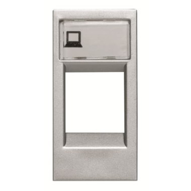 2CLA211810N1301 Накладка для суппортов и телекоммуникационных разъёмов типа 2017... и 2018..., серия Zenit, цвет серебристый 2CLA211810N1301 Накладка для суппортов и телекоммуникационных разъёмов типа 2017... и 2018..., серия Zenit, цвет серебристый