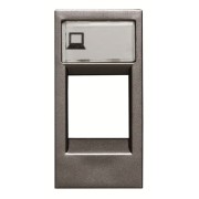 2CLA211810N1801 Накладка для суппортов и телекоммуникационных разъёмов типа 2017... и 2018..., серия Zenit, цвет антрацит