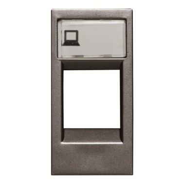 2CLA211810N1801 Накладка для суппортов и телекоммуникационных разъёмов типа 2017... и 2018..., серия Zenit, цвет антрацит 2CLA211810N1801 Накладка для суппортов и телекоммуникационных разъёмов типа 2017... и 2018..., серия Zenit, цвет антрацит