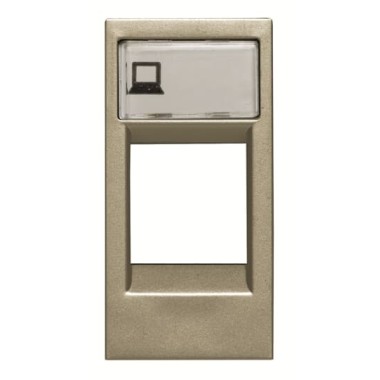 2CLA211810N1901 Накладка для суппортов и телекоммуникационных разъёмов типа 2017... и 2018..., серия Zenit, цвет шампань 2CLA211810N1901 Накладка для суппортов и телекоммуникационных разъёмов типа 2017... и 2018..., серия Zenit, цвет шампань