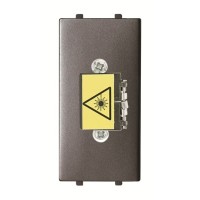 2CLA211830N1801 Механизм адаптера оптоволоконного симплексного SC, 1-модульный, серия Zenit, цвет антрацит